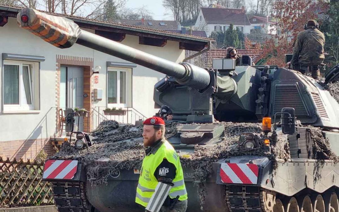 Bundeswehr schlägt ihre Zelte in Ransweiler auf
