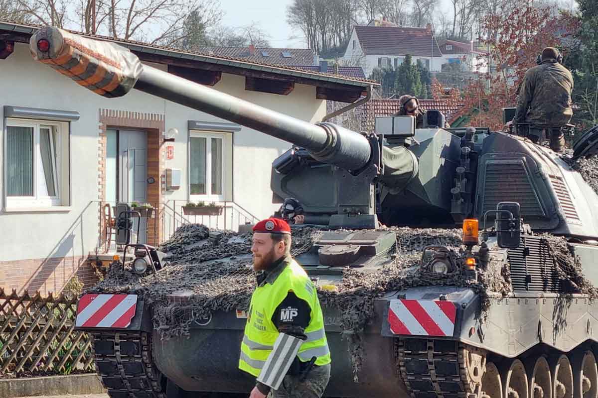 Bundeswehr schlägt in Ransweiler ihre Zelte auf
